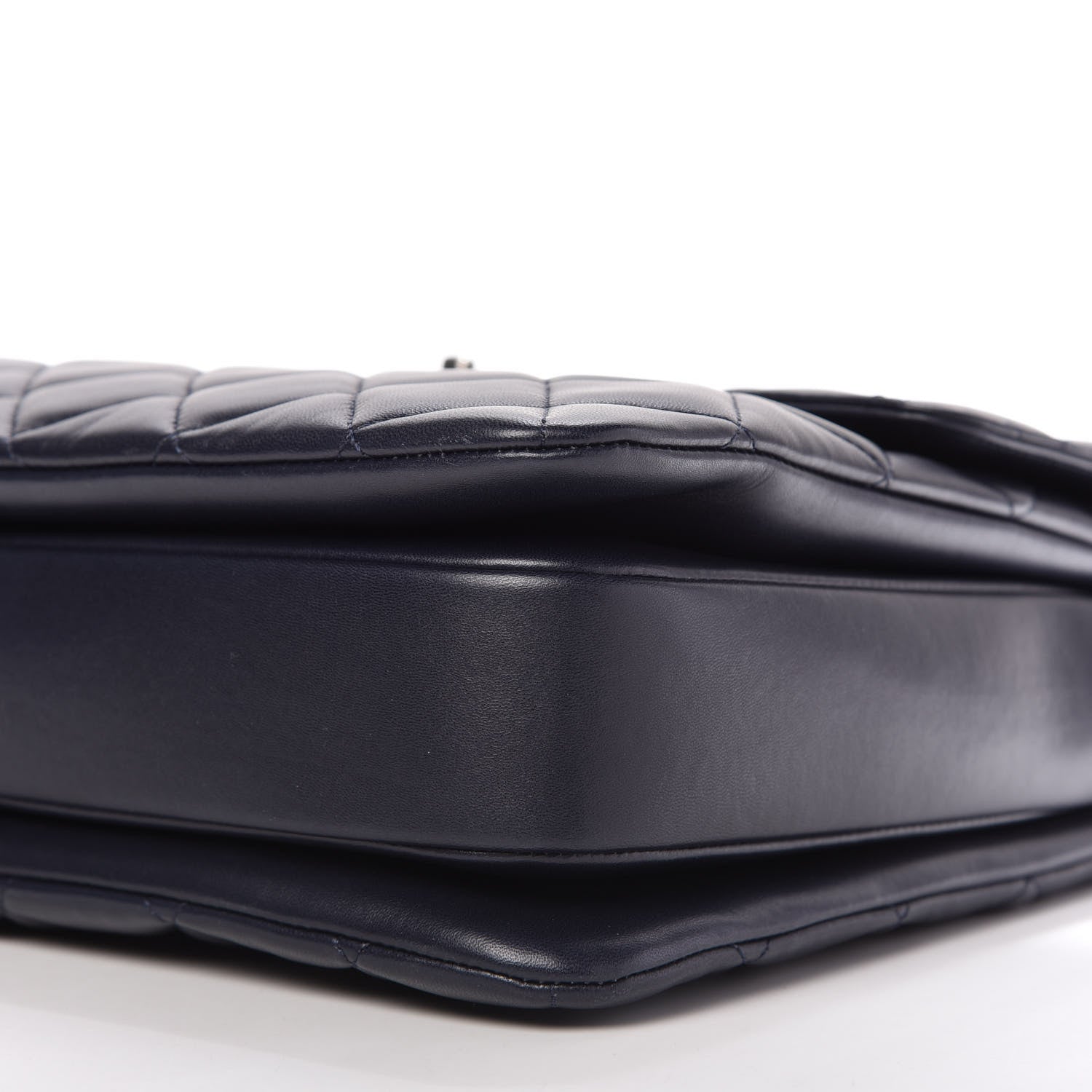 Chanel Lambskin Quilted Large Trendy CC Flap Dual Handle Bag Navy 7 of 10