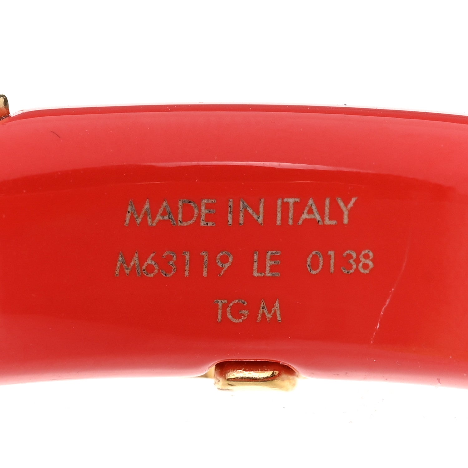 Louis Vuitton Resin Daily Monogram Bracelet M Red 5 of 6