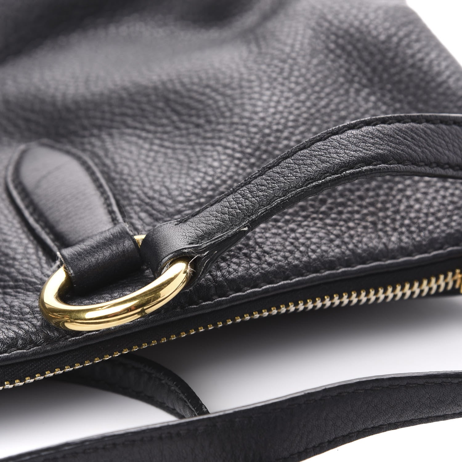 Miu Miu Vitello Daino Tote Black 11 of 14