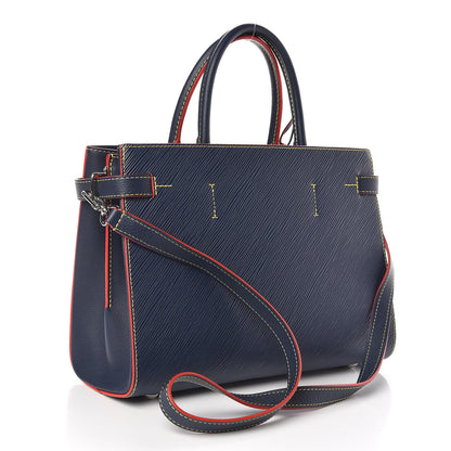 Louis Vuitton Epi Twist Tote Indigo 3 of 9