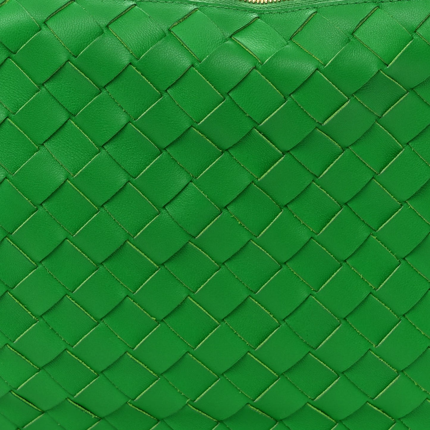 Nappa Intrecciato Small Turn Pouch Parakeet