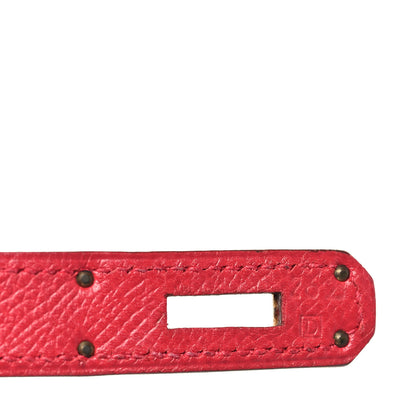 Hermes Courchevel Kelly Retourne 32 Rouge Vif 7 of 9