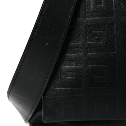 Givenchy Soft Calfskin 4G Embossed Medium Shoulder Bag Black 12 of 13