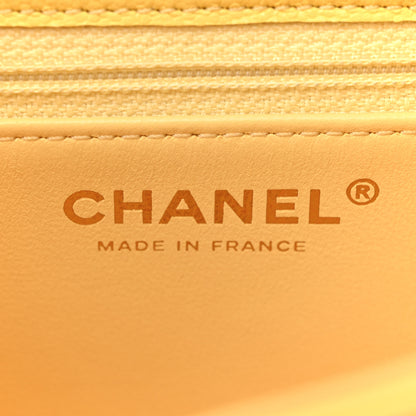 Chanel Caviar Quilted Mini Sweet Classic Flap Yellow 6 of 14