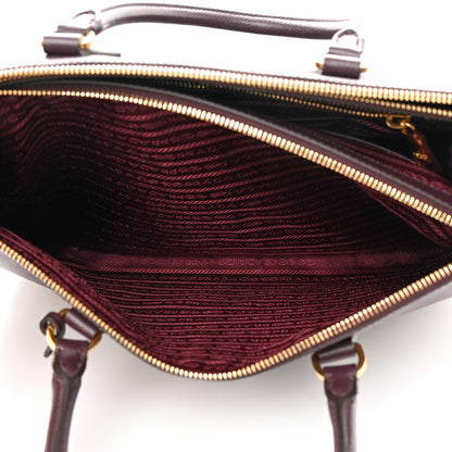 Prada Saffiano Lux Large Galleria Double Zip Tote Granato 7 of 20