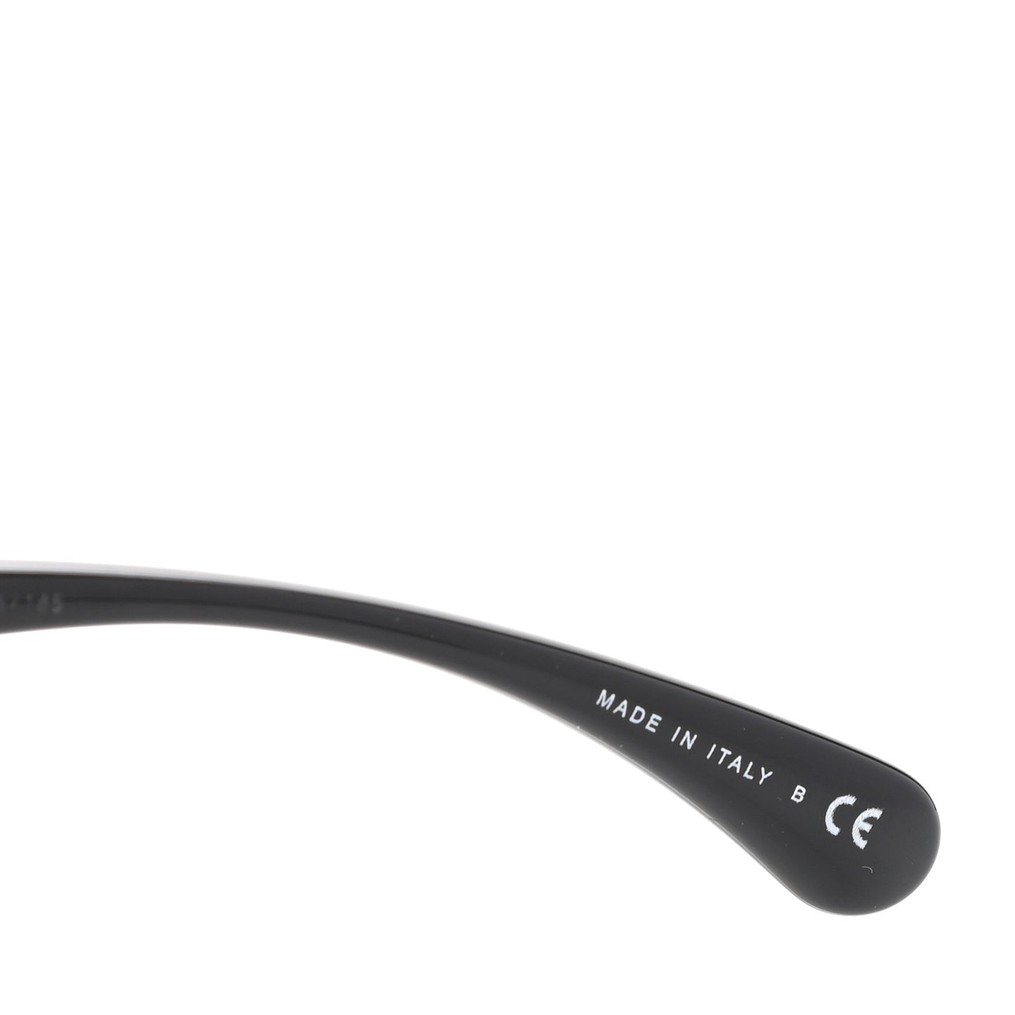 Acetate CC Rectangle Sunglasses 5430-A Black
