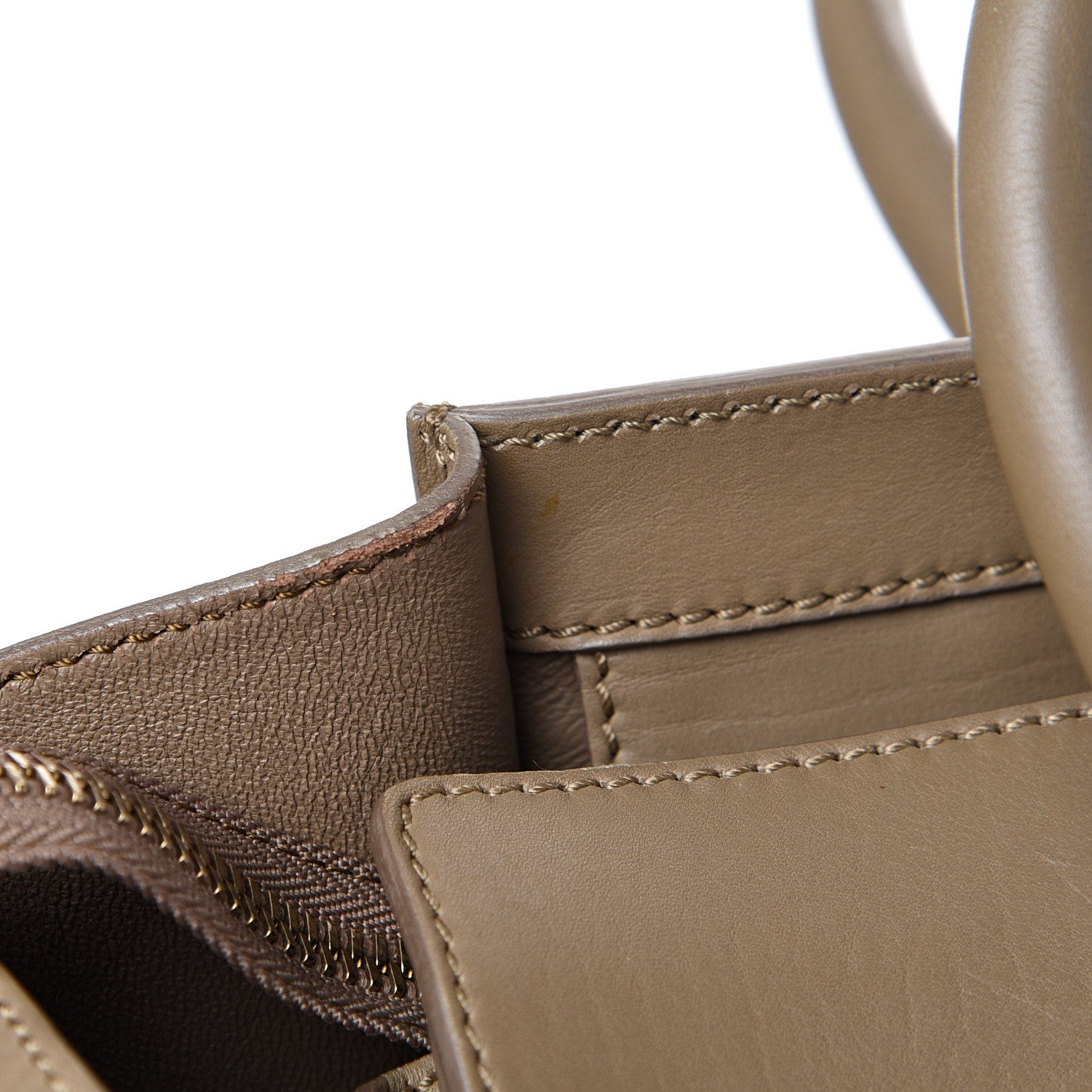 Celine Smooth Calfskin Mini Luggage Dune 16 of 17