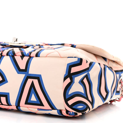 Chanel Nylon Printed Maxi Flap Multicolor 10 of 10