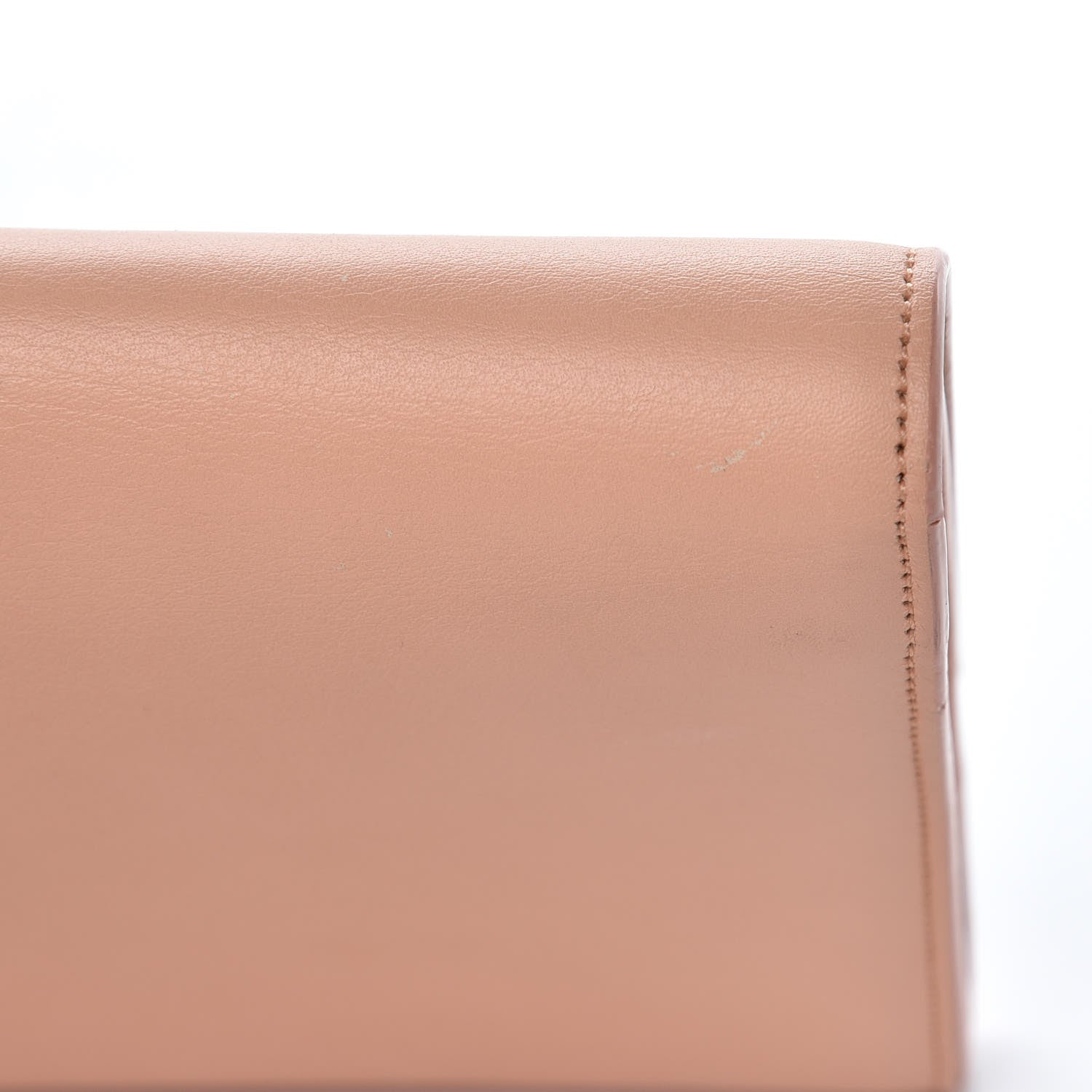 Saint Laurent Calfskin Classic Y Ligne Clutch Blush 12 of 12