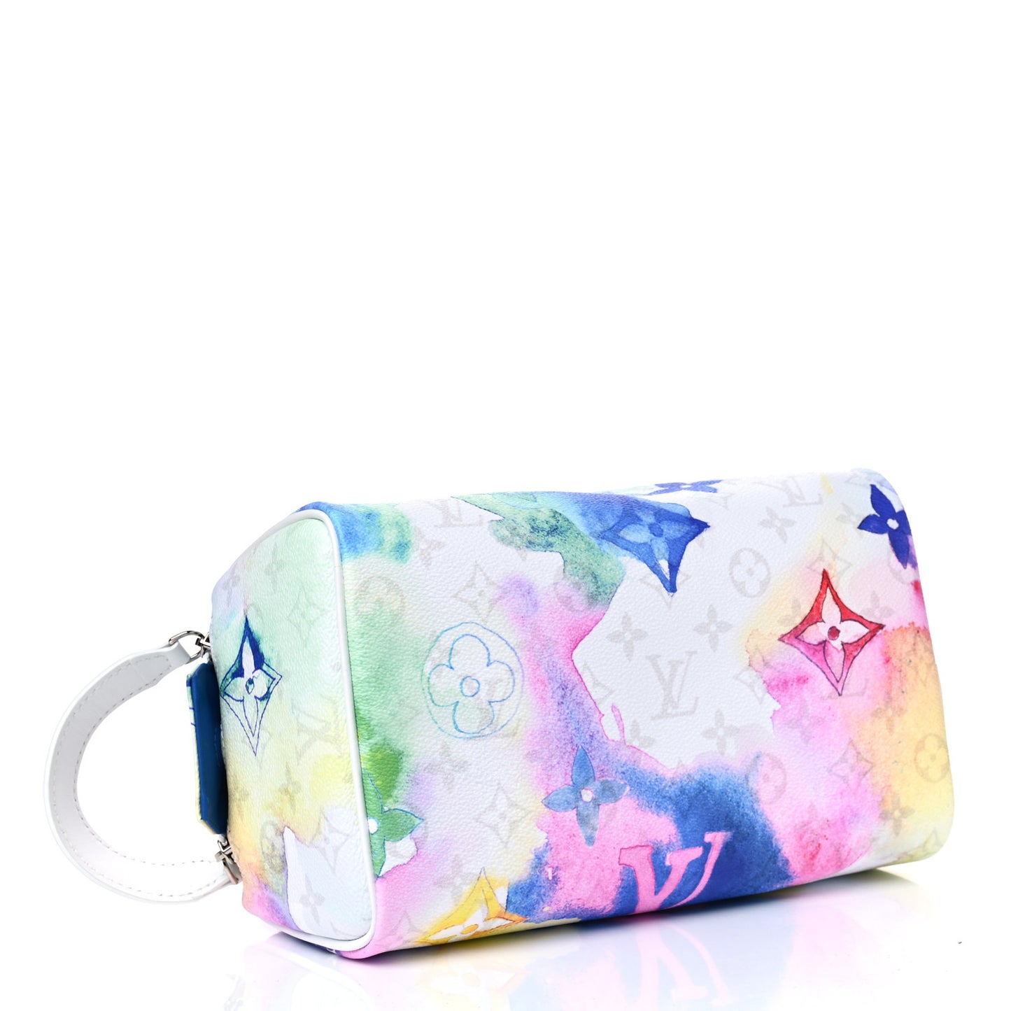 Monogram Watercolor Dopp Kit Toilet Pouch Multicolor