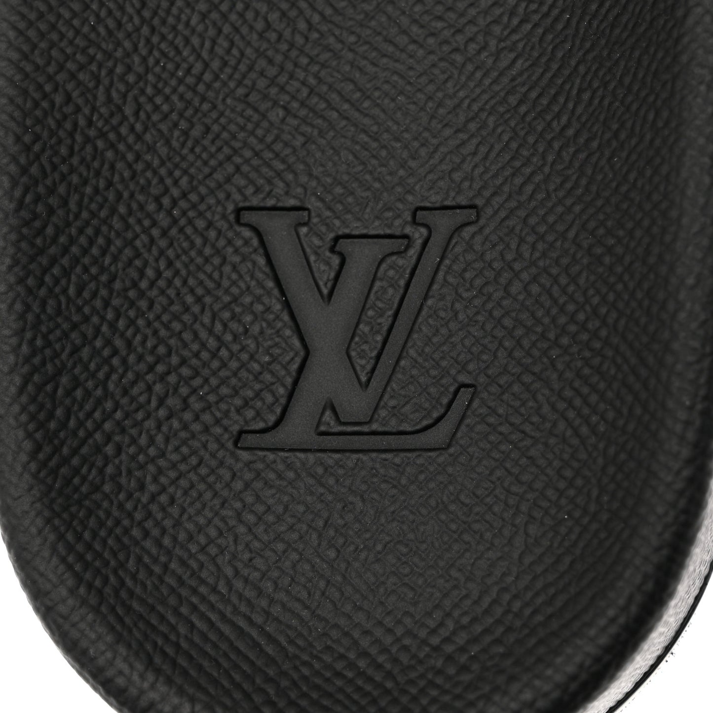 Rubber Monogram Eclipse Mens Waterfront Mules 8 Black