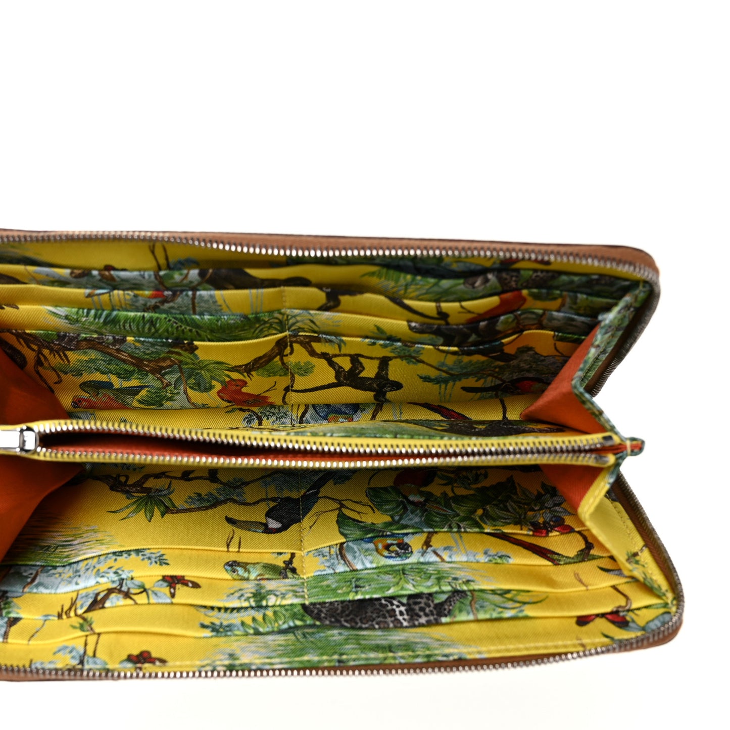 Epsom Silk'In Wallet Gold Jaune De Naples