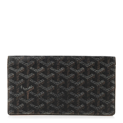 Goyard Goyardine Long Bi-Fold Wallet Black Gold 1 of 10