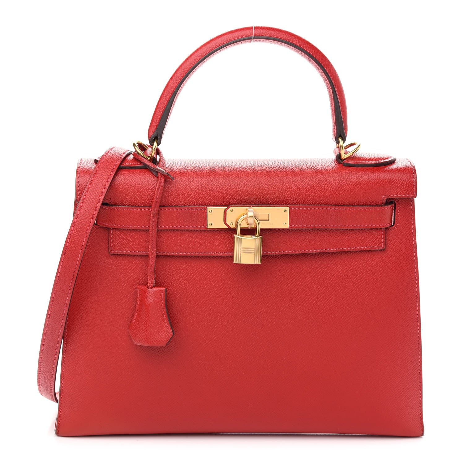 Hermes Epsom Kelly Sellier 28 Rouge Casaque 1 of 11