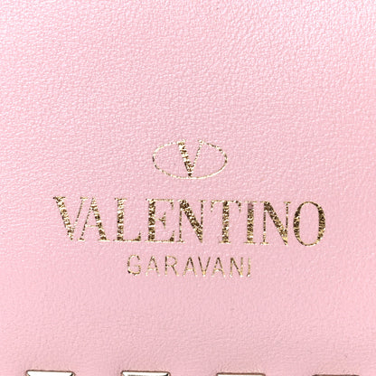 Valentino Garavani Vitello Small Rockstud Tote Water Rose 6 of 13