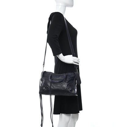 Balenciaga Agneau Classic Hardware S City Bleu Nuit Dark Sea 2 of 10