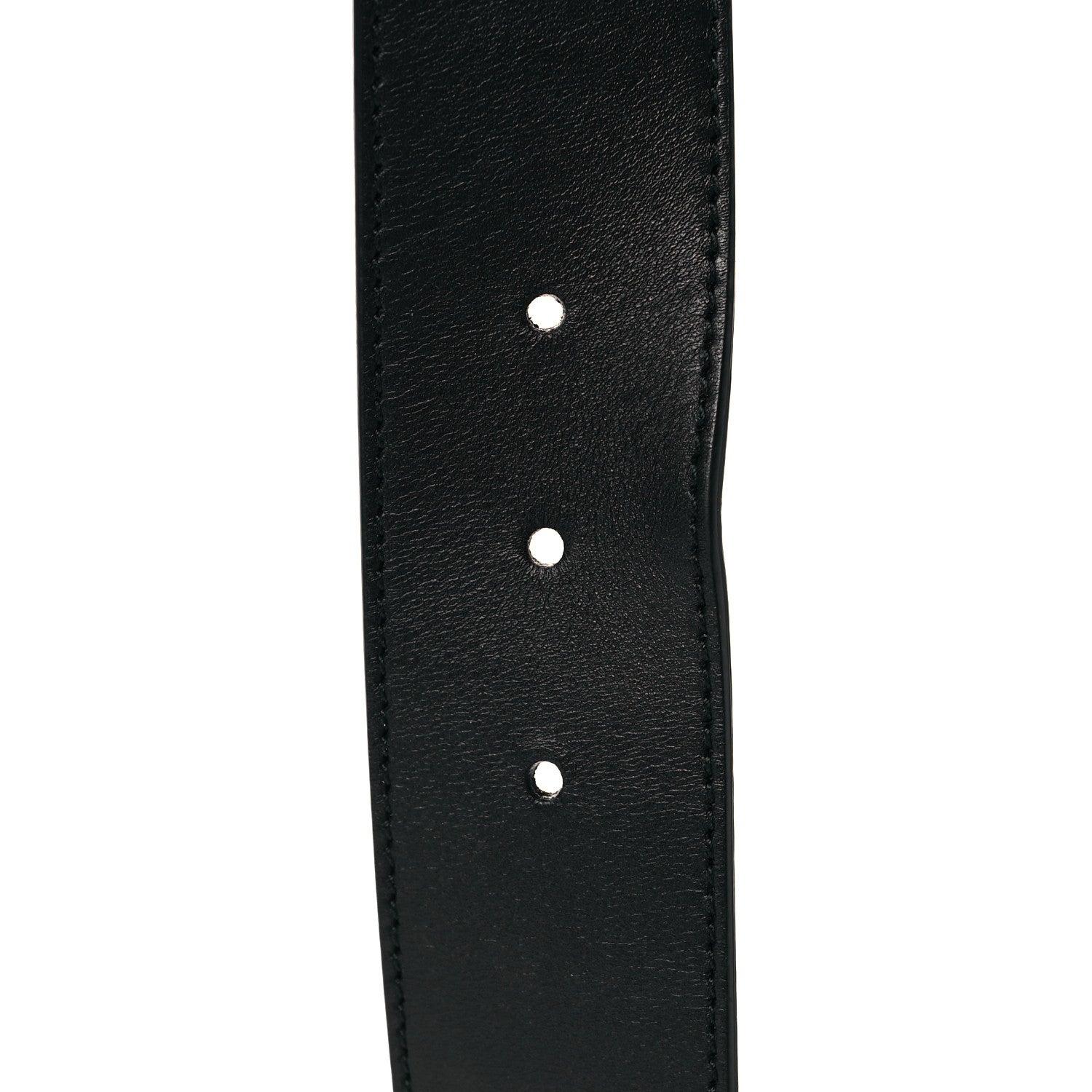 Gucci Moon Calfskin Scales Double G 40mm Belt 80 32 Black 5 of 7