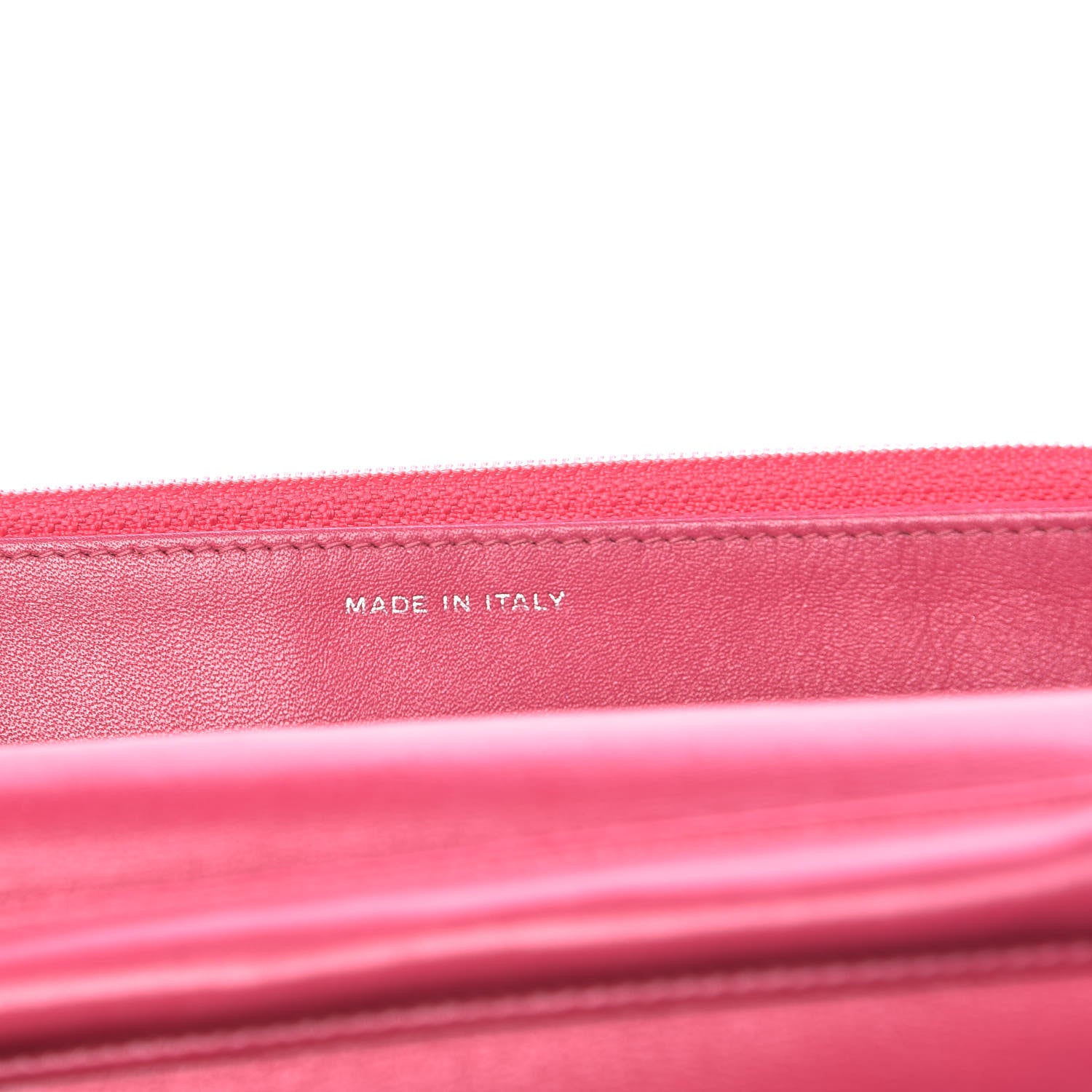 Chanel Patent Camellia Embossed Wallet on Chain WOC Rose 7 of 14