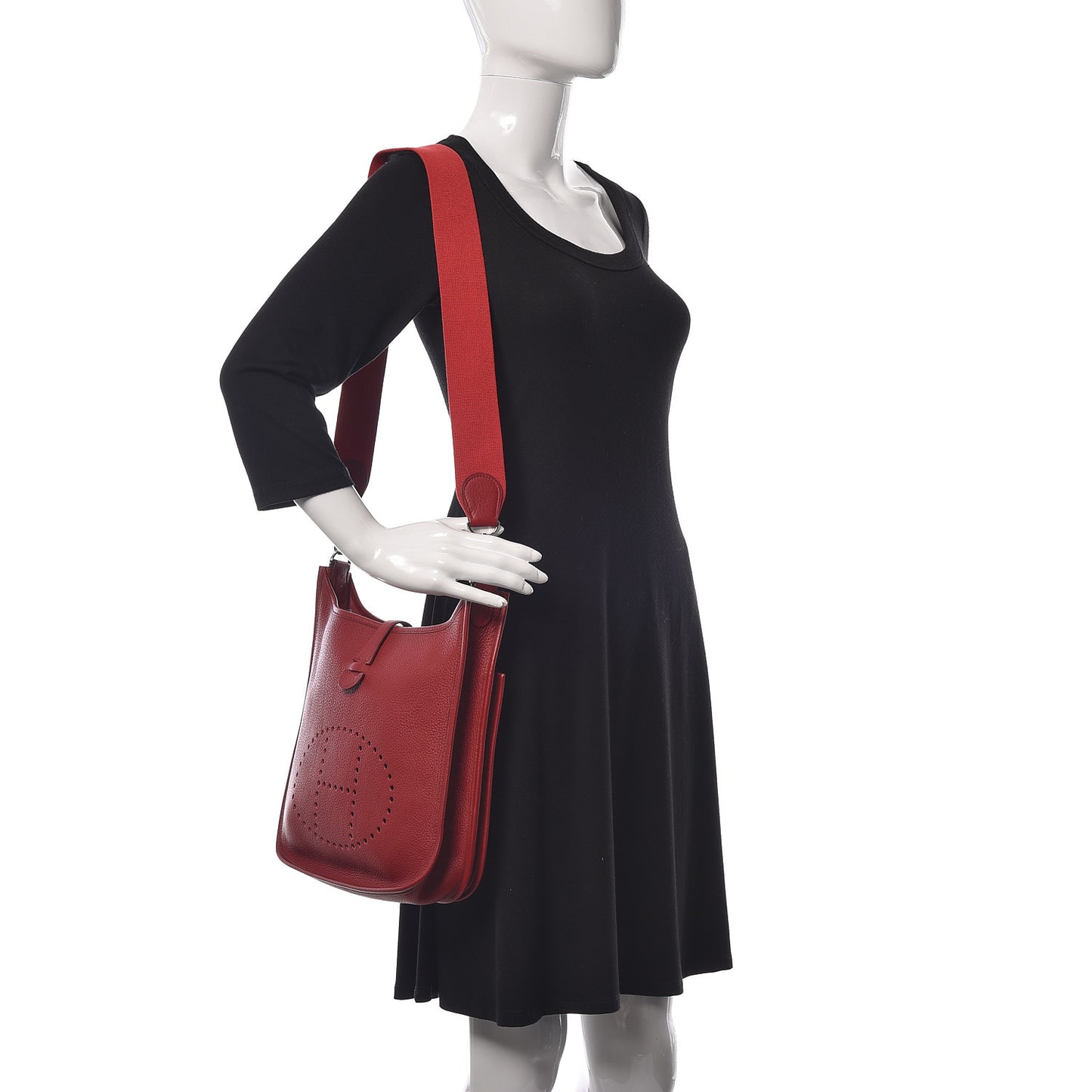 Taurillon Clemence Evelyne II PM Rouge Casaque