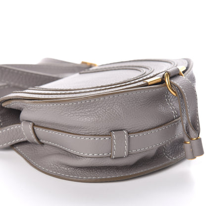 Chloe Calfskin Mini Marcie Round Crossbody Bag Cashmere Grey 5 of 8