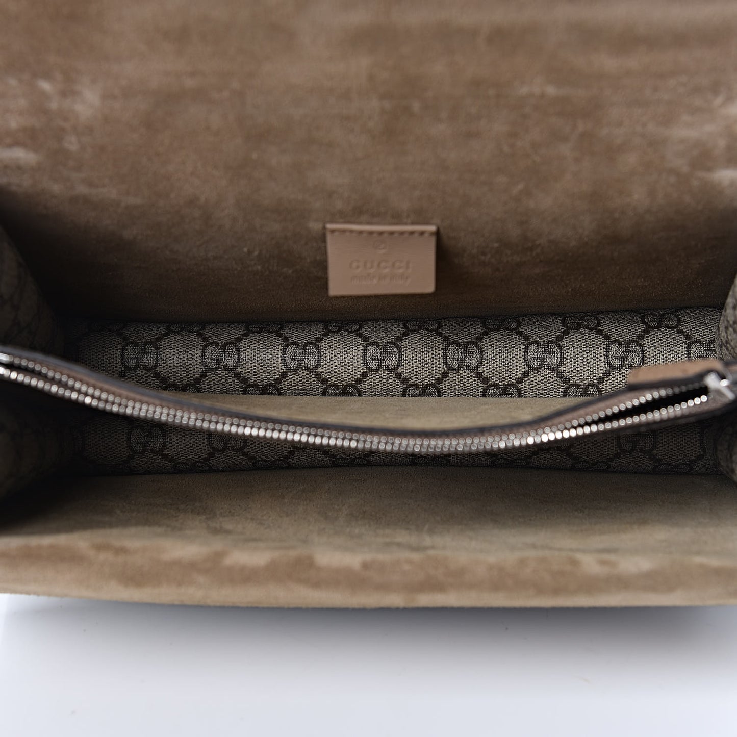 GG Supreme Monogram Small Dionysus Shoulder Bag Taupe