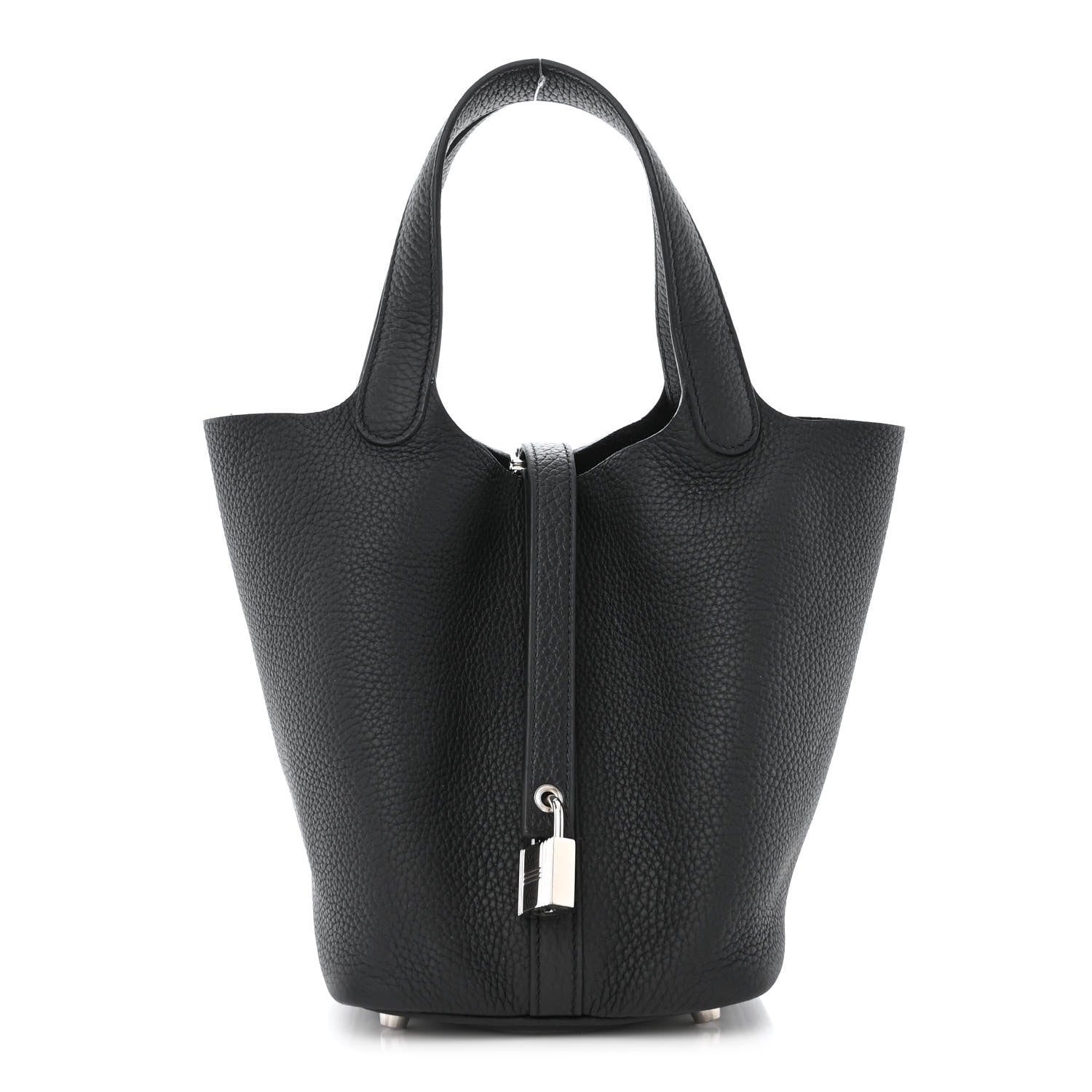 Hermes Taurillon Clemence Picotin Lock 18 PM Black 1 of 10