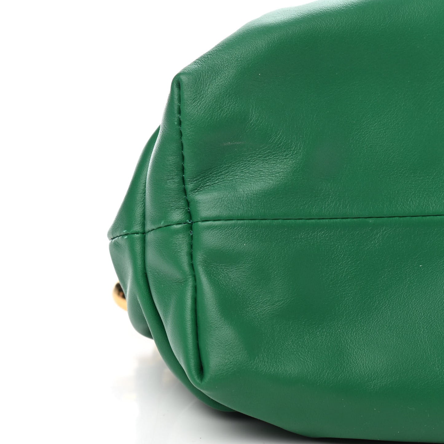 Calfskin The Pouch Chain Racing Green
