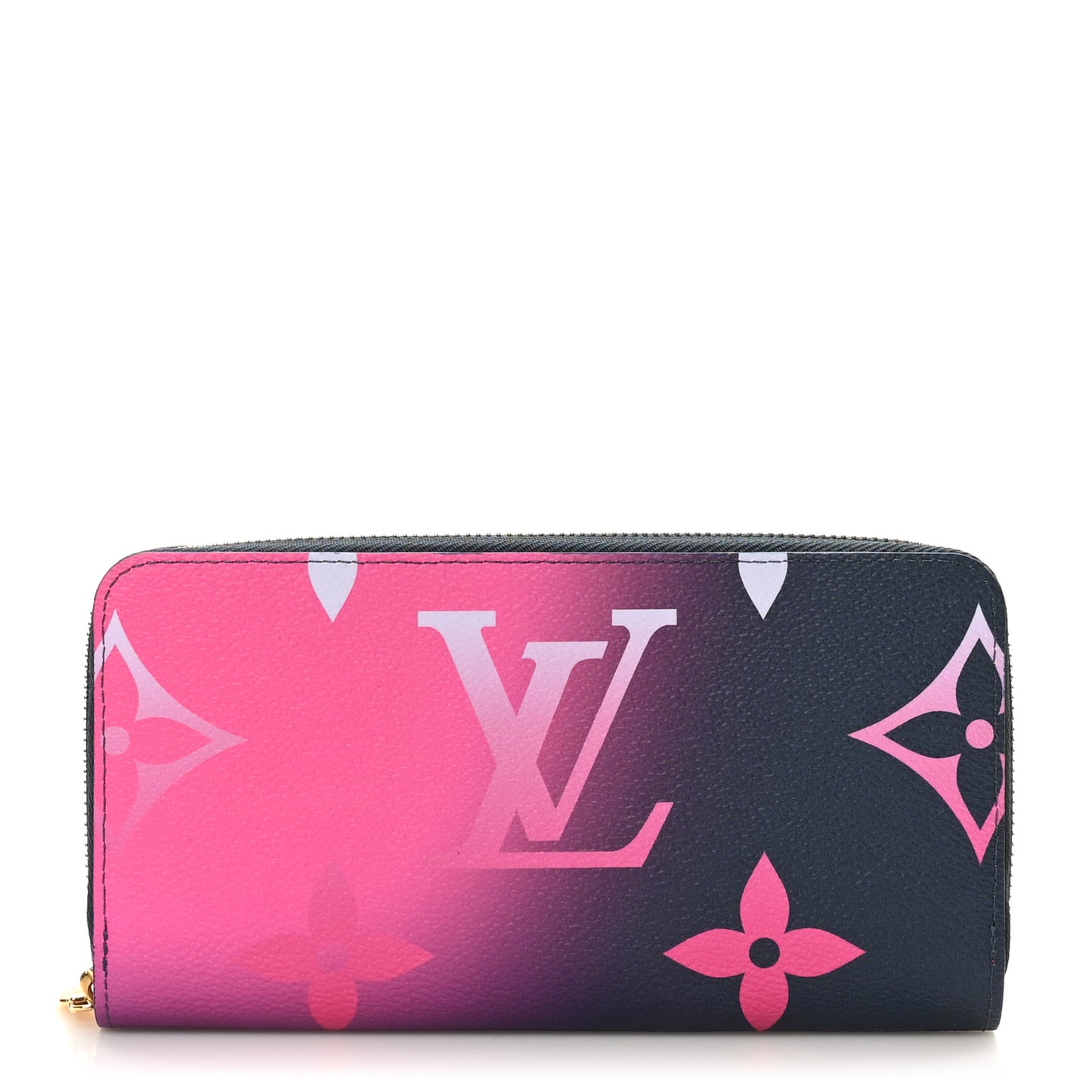 Monogram Giant Spring In The City Zippy Wallet Midnight Fuchsia