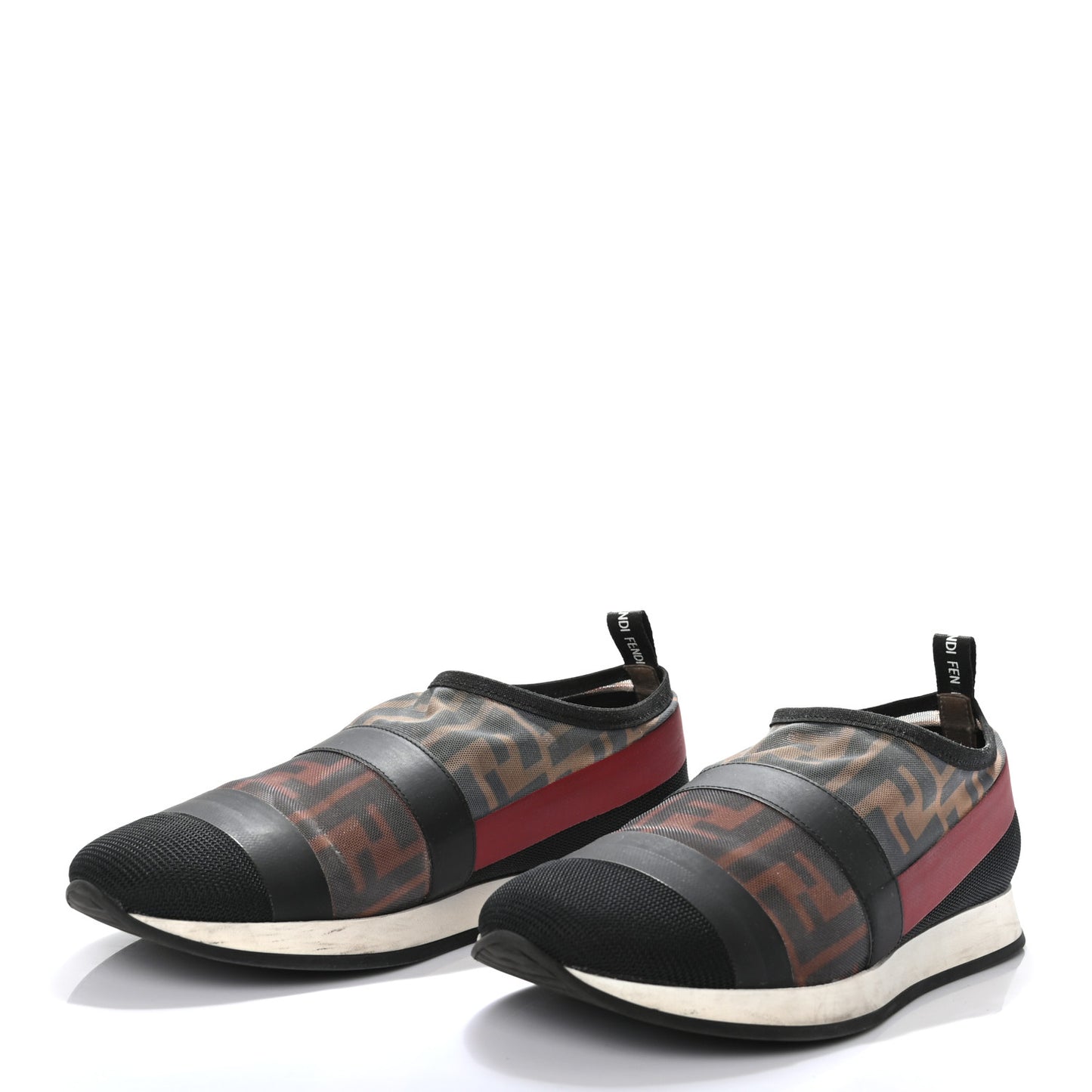 Technical Mesh FF Sneakers 38 Tobacco Red