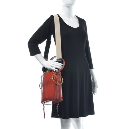 Chloe Patent Calfskin Small Roy Bucket Bag Earthy Red 2 of 8