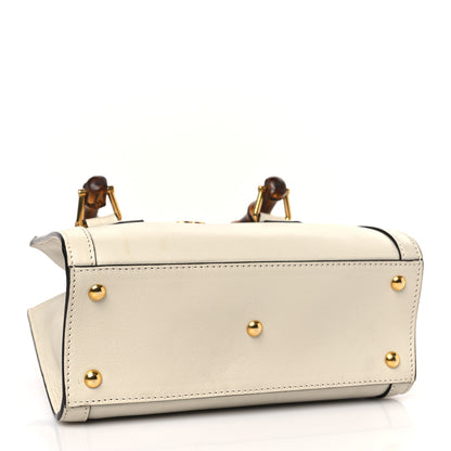 Gucci Wonka Grain Calfskin Mini Diana Tote Bag Mystic White 4 of 10