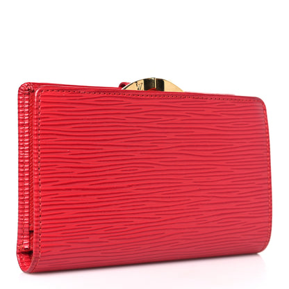 Louis Vuitton Epi French Purse Wallet Castillan Red 3 of 8