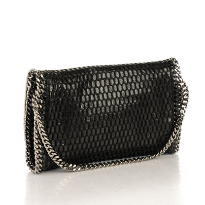 Stella McCartney Net Patent Falabella Clutch Black 3 of 8