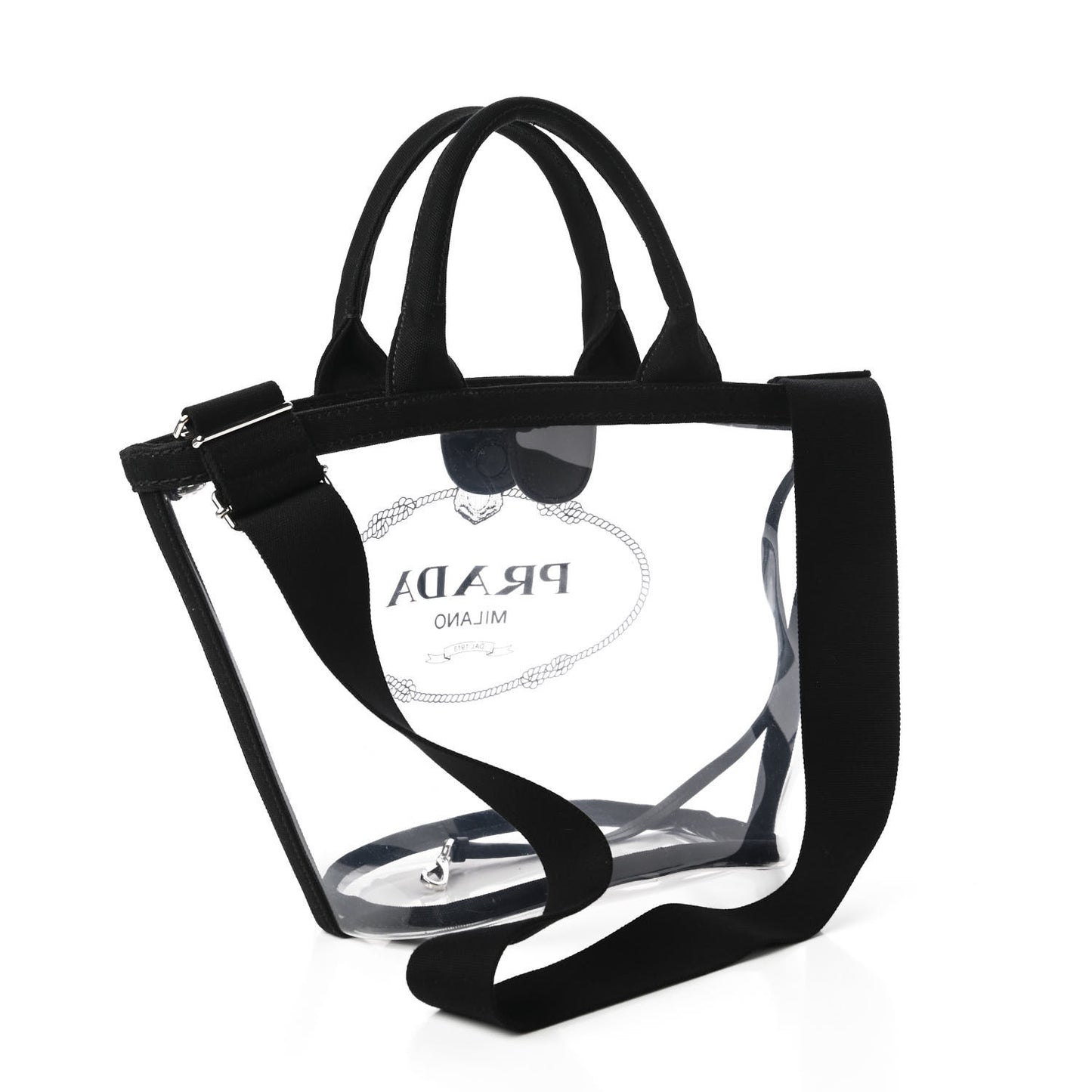 Plexiglass Canapa Small Shopper Tote Black