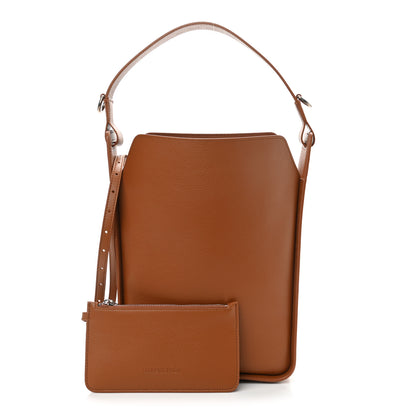Balenciaga Calfskin Logo Embossed Small Tool 2.0 North-South Tote Camel 1 of 9