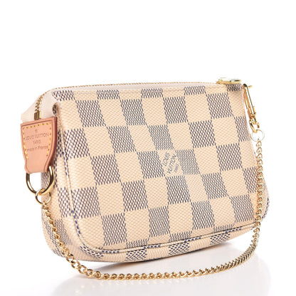 Louis Vuitton Damier Azur Mini Pochette Accessories 3 of 8