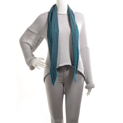 Hermes Mens Cashmere Silk Modern Chain Losange MM Imprime Scarf Kaki Turquoise 2 of 6