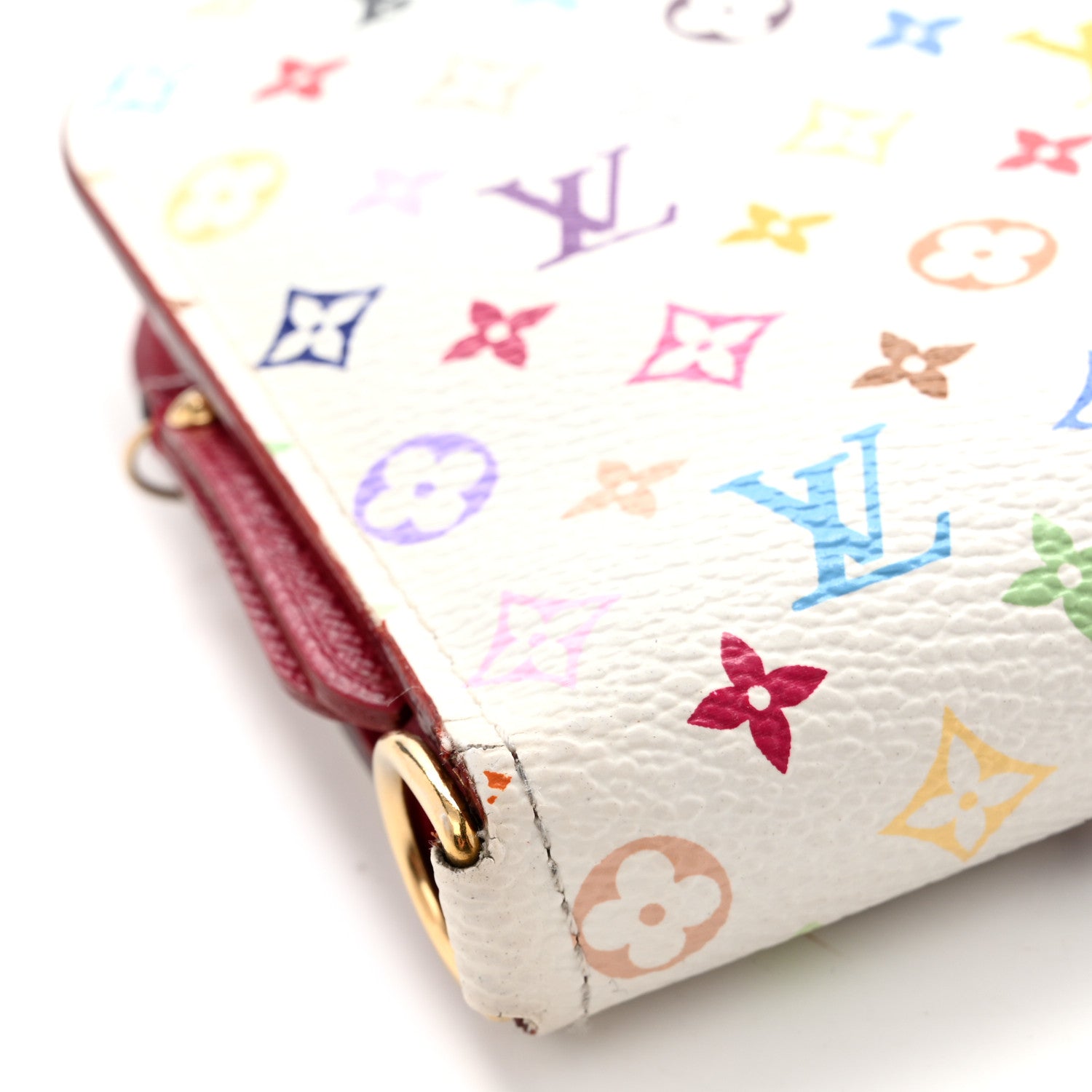 Louis Vuitton Monogram Multicolor Insolite Wallet White Eglantine 8 of 13