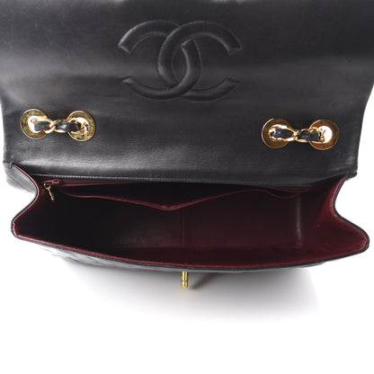 Chanel Lambskin Quilted XL Jumbo Single Flap Black 5 of 15