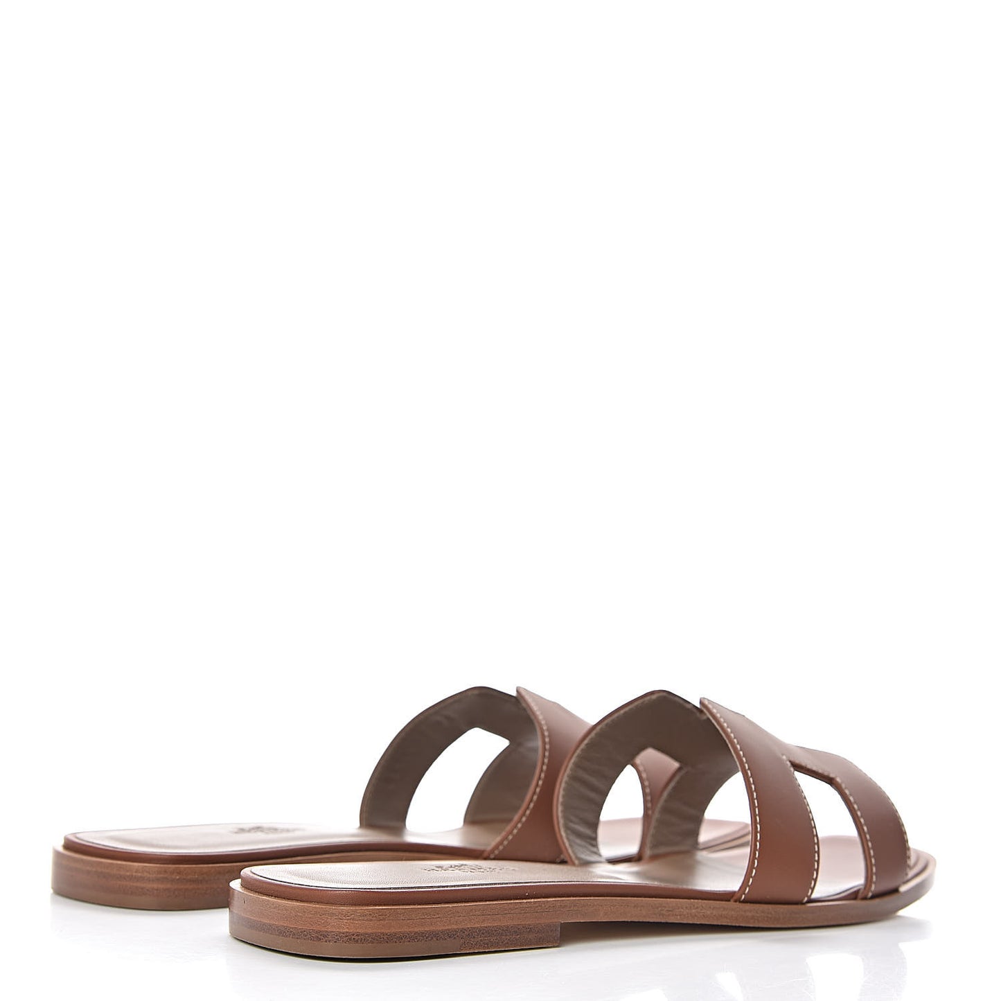 Box Calfskin Oran Sandals 41 Gold