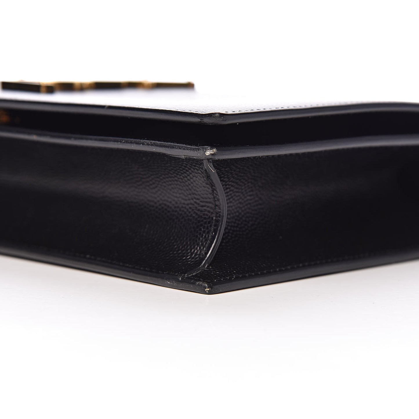 Grain De Poudre Classic Monogram Kate Clutch Black
