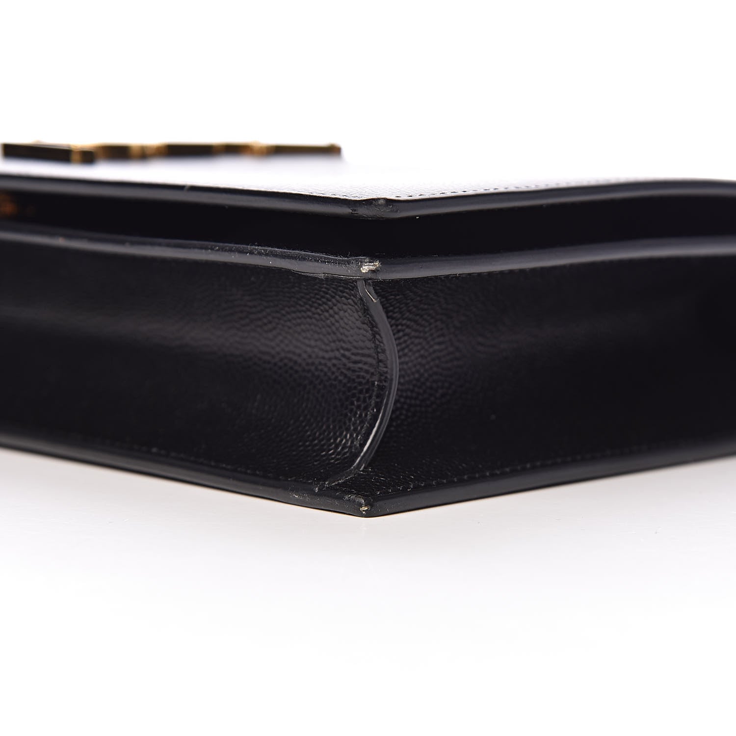 Saint Laurent Grain De Poudre Classic Monogram Kate Clutch Black 9 of 14