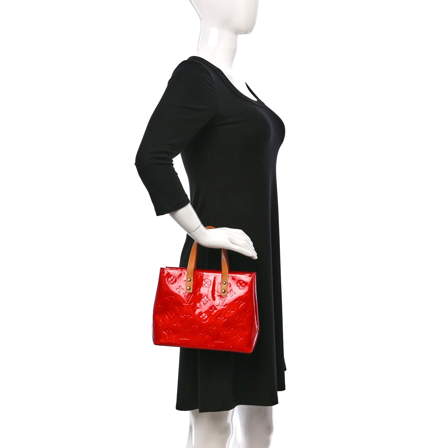 Louis Vuitton Vernis Reade PM Rouge 2 of 8