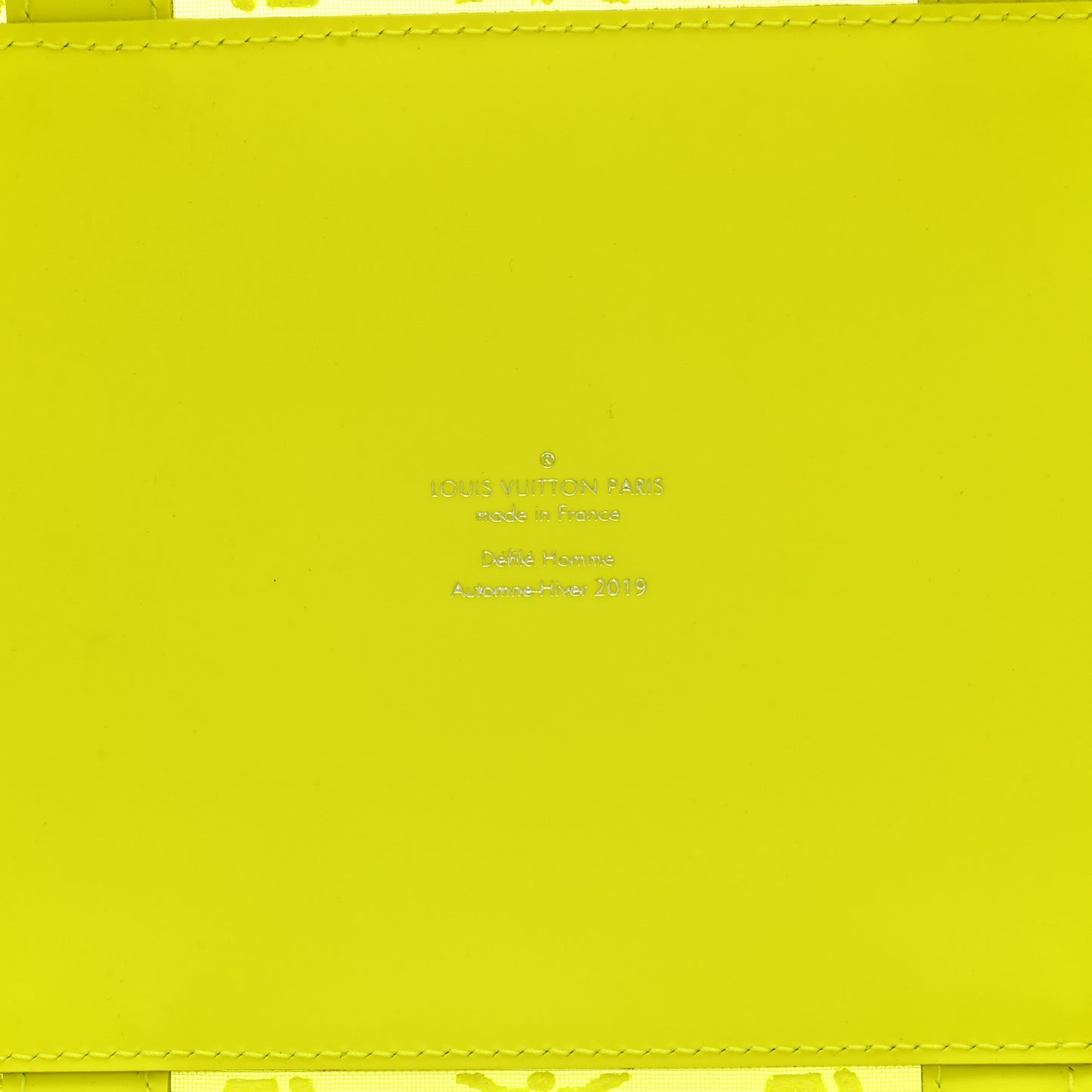 Monogram Fluo See Through Keepall Bandouliere 50 Yellow
