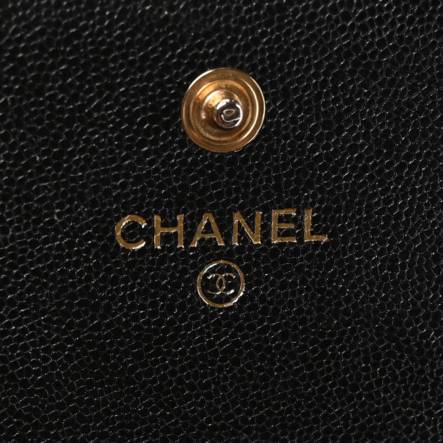 Chanel Caviar Quilted Medium Boy Flap Wallet Black 6 of 9