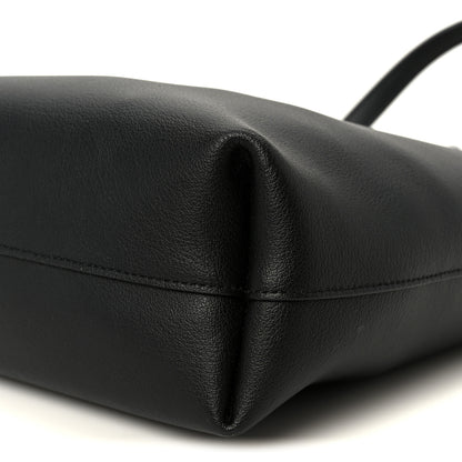 Saint Laurent Calfskin Toy Shopping Tote Black 9 of 9