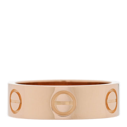 Cartier 18K Pink Gold 5.5mm LOVE Ring 49 4.75 1 of 4