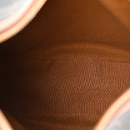 Celine Calfskin Triomphe Canvas Small Heloise Shoulder Bag Tan Tan 5 of 10