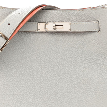 Hermes Taurillon Clemence Verso So Kelly 22 Gris Perle Crevette 12 of 16