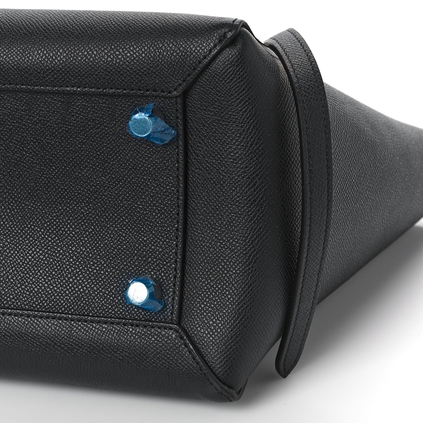 Grained Calfskin Mini Belt Bag Navy